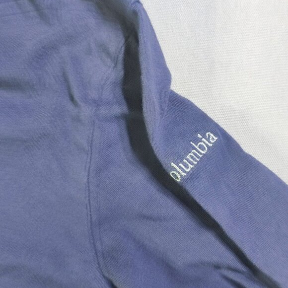 Columbia active wear long sleeve T-shirt women's M purple with graphic design - Picture 7 of 10